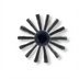 Thumbnail image #2 for Sparta® 4 Inch Diameter Pipe & Valve Brush with Polyester Bristles, Black
