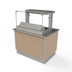 Thumbnail image #2 for Vollrath V-Class Custom Downdraft Vent System for Induction Buffet Warmers with 18" Curved Breathguard and ANSUL R-102