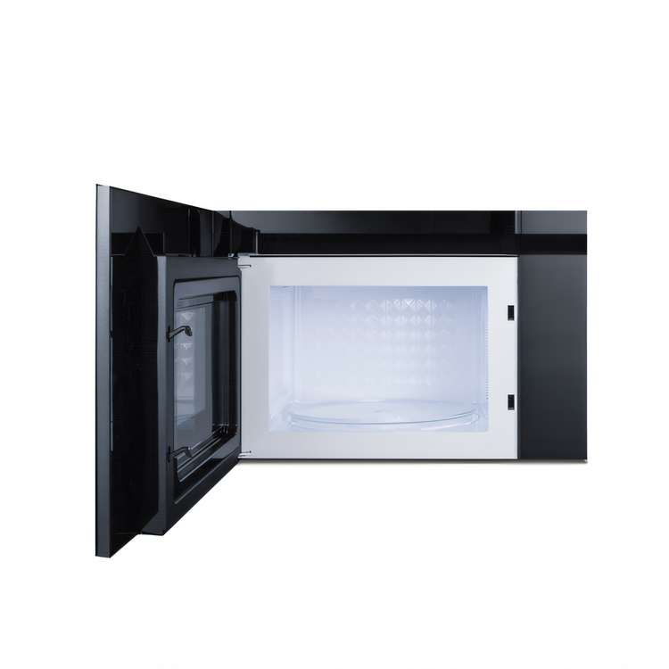 Product image #2 for Summit Commercial 24-Inch Over-the-Range Microwave Oven with Hood Ventilation, 1.34 Cu. Ft., 1000 Watts, Stainless Steel