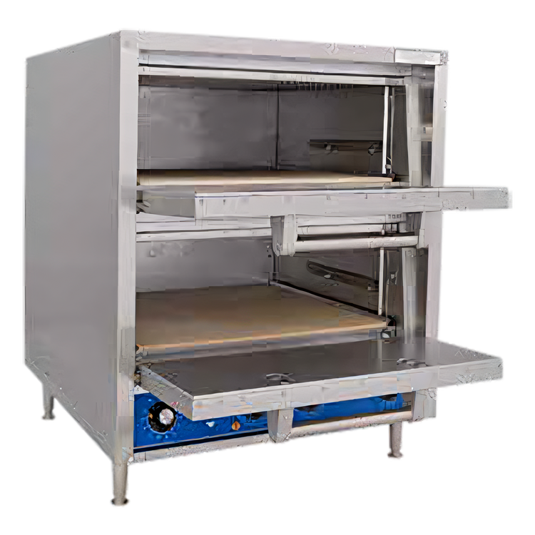 Product image #2 for Bakers Pride HearthBake Series P46S Countertop Electric Dual-Chamber Pizza/Bake/Roast Oven, 3 Decks