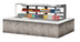 Thumbnail image #2 for Turbo Air TOM-72L-UFD-S-2SI-N Low Profile Drop-In Horizontal Open Countertop Refrigerated Display Case