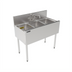 Thumbnail image #2 for Top Shelf TS Series 36-Inch 3-Compartment Underbar Multi-Tank Sink Unit, 18-Gauge Stainless Steel