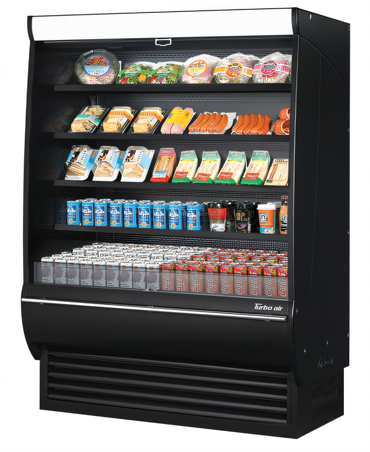 Product image #2 for Turbo Air 60-Inch Extra-Deep Vertical Open Display Merchandiser, 29.4 Cu. Ft., Self-Contained