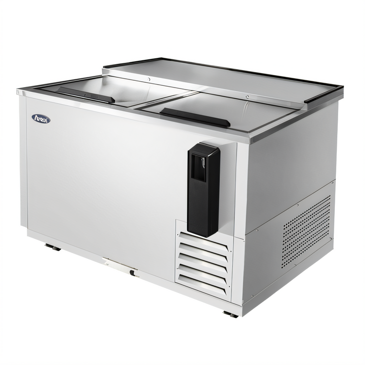 Product image #2 for Atosa MBC50GR 49-3/8-Inch Horizontal Bottle Cooler with Side-Mount Self-Contained Refrigeration, 11.7 Cu. Ft.