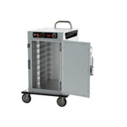 Thumbnail image #2 for Metro HotBlox™ HBCN8-AS-T Narrow 8-Pan Half-Height Heated Transport Cabinet with Solid Door and Analog Controls