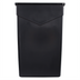 Thumbnail image #2 for Trimline 23-Gallon Rectangular Heavy-Duty Polyethylene Waste Container, Black, Without Lid