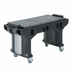 Thumbnail image #2 for Cambro Versa Food Bar Hinged Well Cover, Black