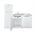 Thumbnail image #2 for Summit Appliance 72-Inch All-In-One Kitchenette with Full-Size Refrigerator-Freezer, Dishwasher, Cooktop, Sink & Storage Cabinet