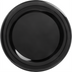 Thumbnail image #2 for Displayware Palette Designer 19-Inch Round Wide Rim Melamine Platter, Black