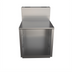 Thumbnail image #2 for BK Resources 24 x 21 Inch Top Shelf Underbar Cabinet with Flat Top and Die Wall, No-Door Base Model