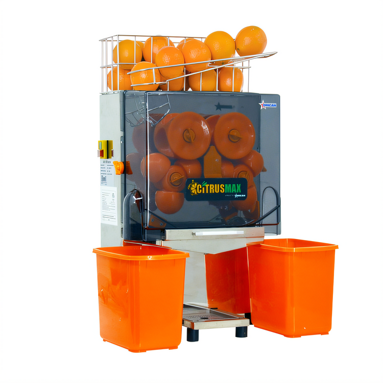 Product image #2 for Omcan JE-CN-0020 Countertop Citrus Juice Extractor, 20 Oranges Per Minute, 120V