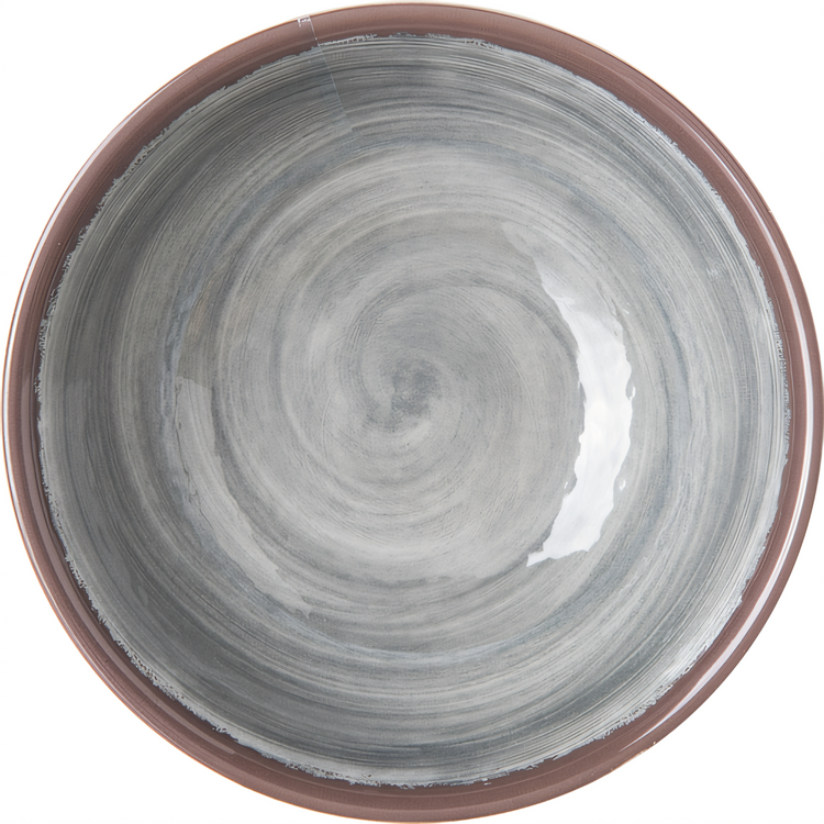 Product image #1 for Carlisle Mingle 6-Inch 17 oz Round Melamine Serving Bowl, Smoke Gray