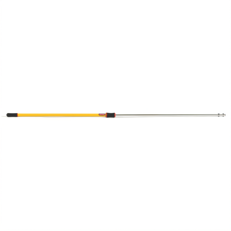 Product image #2 for Rubbermaid Commercial Hygen Quick Connect Adjustable Aluminum Extension Pole, 4 Ft to 8 Ft, Yellow