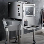 Thumbnail image #2 for DoughXpress BakeryXpress DXP-DD005 Automatic Floor Dough Divider/Rounder Combo, 46 Qt Hopper, 6.4–19 oz Scaling, 115V