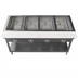 Thumbnail image #2 for BK Resources ST-4 Electric 4-Pan Open Well Steam Table with Cutting Board and Undershelf