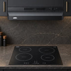 Thumbnail image #2 for Summit Commercial Summit Appliance H24RBADA Under-Cabinet Convertible Range Hood, 24"W, ADA-Compliant, black finish, low-profile design, convertible