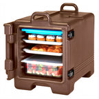 Thumbnail image #2 for Cambro 1318CC131 Insulated Stackable Combo Carrier for 13 x 18-Inch Half-Size Sheet Pans, Polyethylene, Removable Door