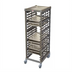 Thumbnail image #2 for Cambro Camshelving Ultimate Full-Size End-Load Sheet Pan Rack, 3-Inch Rail Spacing, Metal Casters, Brushed Graphite