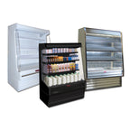 Thumbnail image #2 for Howard-McCray Ovation Series SC-OD30E-4-LED 51-Inch Dairy Open Merchandiser, Self-Contained, LED, 3-Tier, White, Vertical