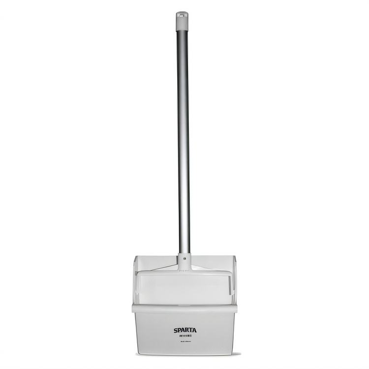Product image #2 for Sparta Color-Coded Upright Dust Pan with Serrated Edge and Aluminum Handle, White