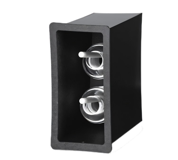 Product image #2 for Vollrath FMDL-2V Flush Mount Vertical 2-Stack Dome Lid Holder