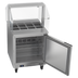 Thumbnail image #2 for 27-Inch Single-Section Sandwich Top Refrigerated Prep Table with Sneeze Guard