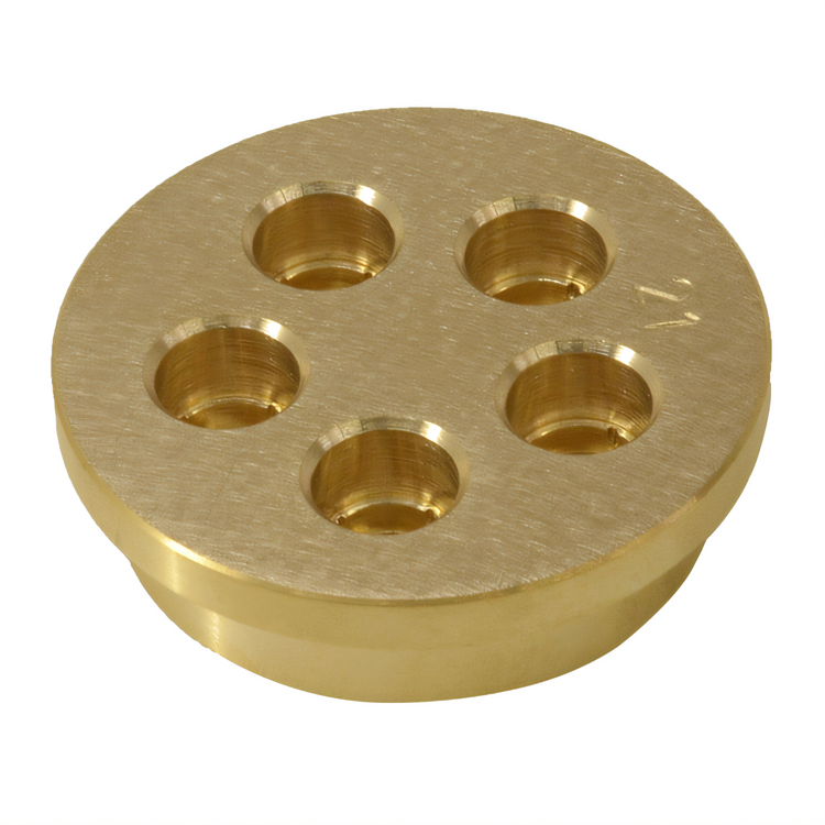 Product image #2 for Omcan #21 Tagliatelle Brass Pasta Die, 1.8 mm