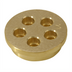 Thumbnail image #2 for Omcan #21 Tagliatelle Brass Pasta Die, 1.8 mm