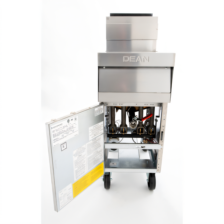 Product image #2 for Dean PowerRunner 50 Lb. Gas Tube Fryer, Floor Model with Millivolt Controls