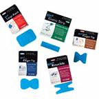 Thumbnail image #2 for CFS Brands Mani-Kare MK0901 Flexible Cloth Strip Bandages, Blue, 3" x 7/8"