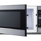 Thumbnail image #2 for Summit Commercial Summit Appliance SMBI27 Commercial Countertop Microwave Oven, 2.2 Cu. Ft., 1200W, Stainless Steel Front