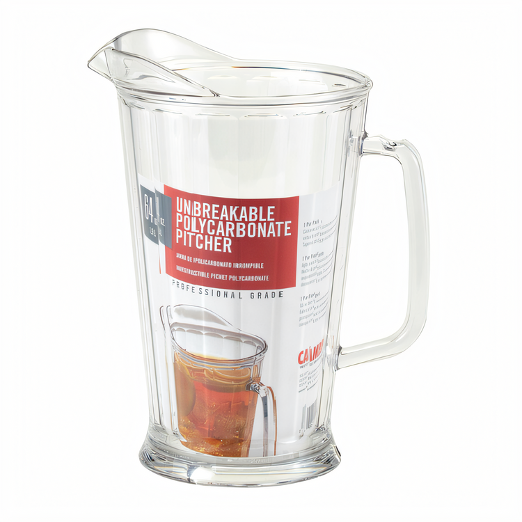 Product image #2 for Cambro P64CW135 Camwear® Water Pitchers Case of 6
