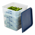 Thumbnail image #2 for Cambro 18SFSPP190 CamSquare® Commercial Food Storage Containers Case of 6