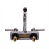 Thumbnail image #2 for Advance Tabco K-52 Heavy-Duty Manual Deck-Mounted Faucet with 3-1/2-Inch Gooseneck Spout, 4-Inch Centers, Lead-Free