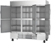 Thumbnail image #2 for Beverage-Air Horizon Series Three-Section Reach-In Refrigerator, 70.19 Cu. Ft., Half Solid Doors, Bottom-Mount Self-Contained