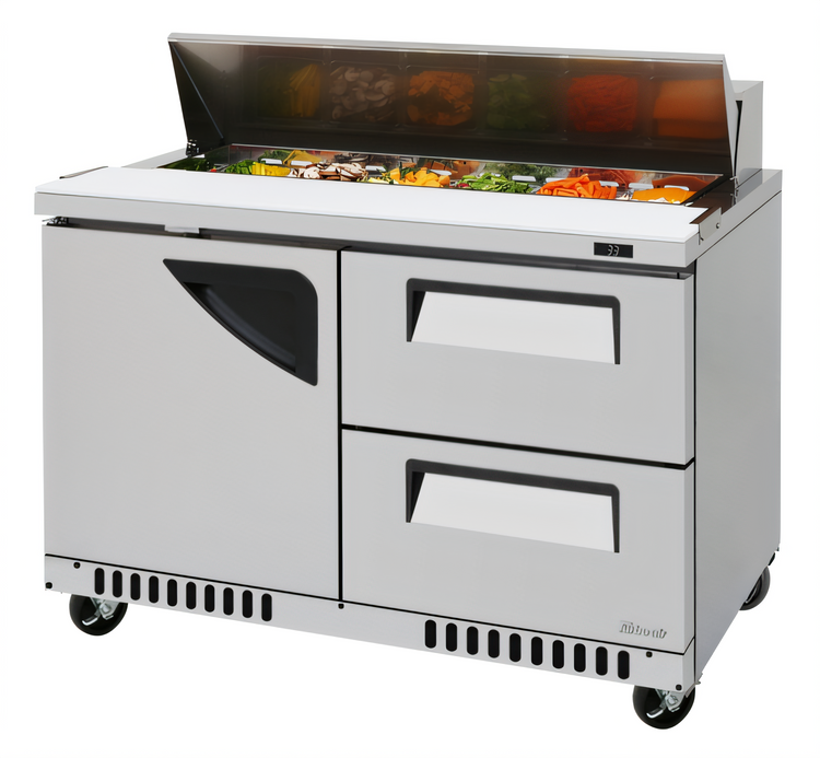Product image #2 for Turbo Air TST-48SD-D2R(L)-FB-N Super Deluxe Prep Tables