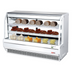 Thumbnail image #2 for Turbo Air High Profile Curved Glass Full Service Refrigerated Deli Case, 72 1/2 Inches, Self-Contained (TCDD-72H-W(B)-N)