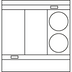 Thumbnail image #2 for Lang® Marine 36-Inch Heavy Duty Electric Range with Convection Oven Base, 2 Hot Tops and 2 French Plates