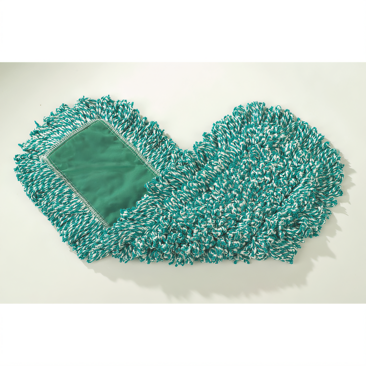 Product image #2 for Rubbermaid Commercial Products 24-Inch x 5-Inch Loop-End Microfiber Dust Mop Head, Green