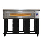 Thumbnail image #2 for Marra Forni ELST73-44/4 4-Deck Electric Deck Oven with 73 x 44" Refractory Stone Surface, Programmable Touchscreen, Stainless Steel Front