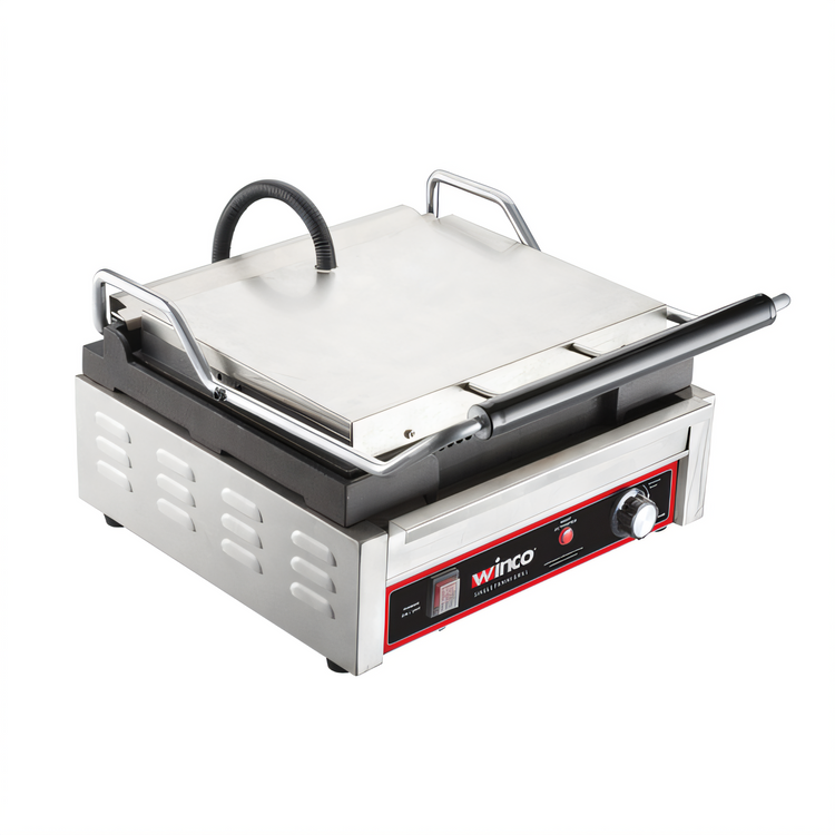 Product image #2 for Winco EPG-1C Italian Style Electric Countertop Single Panini Grill
