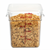 Thumbnail image #2 for Cambro CamSquare 18 Quart Clear Polycarbonate Square Food Storage Container with Handles