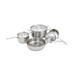 Thumbnail image #2 for Winco Premium 7-Piece Induction-Ready Stainless Steel Cookware Set