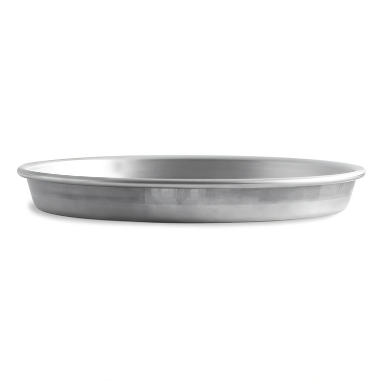 Product image #2 for Vollrath 12.63 Inch Round Solid Tapered Nesting Aluminum Pizza Pan