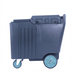 Thumbnail image #2 for 125 lb. Insulated Polyethylene Ice Caddy with Sliding Lid, Drain Faucet, and Casters
