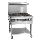 Thumbnail image #1 for Imperial (Middleby) Spec Series IHR-4-24-M 24-Inch Modular Gas Add-A-Unit Range with 4 Open Burners, Stainless Steel