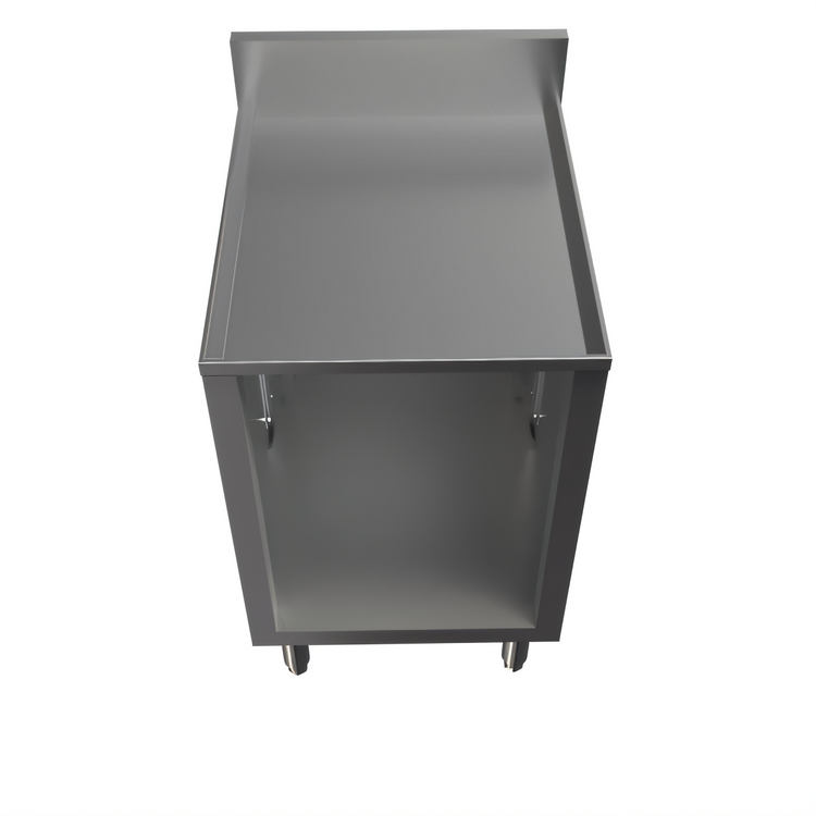 Product image #2 for BK Resources Well Series Stainless Steel Underbar Cabinet with Adjustable Legs, 24 x 21 Inches