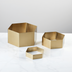 Thumbnail image #2 for American Metalcraft Gold Hexagon Geo Buffet Riser Set of 3