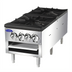 Thumbnail image #2 for CookRite 18-Inch Low Stock Pot Stove with 2 Three-Ring Cast Iron Burners