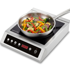 Thumbnail image #2 for Eurodib CIP120 Commercial Induction Cooktop, coutnertop, single burner, touch control panel, ceramic glass surface, power: 120v/60/1ph, 1800 W
